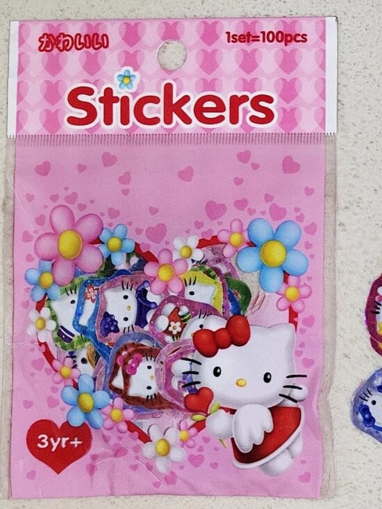Other - Hello Kitty Anime holographic sticker set